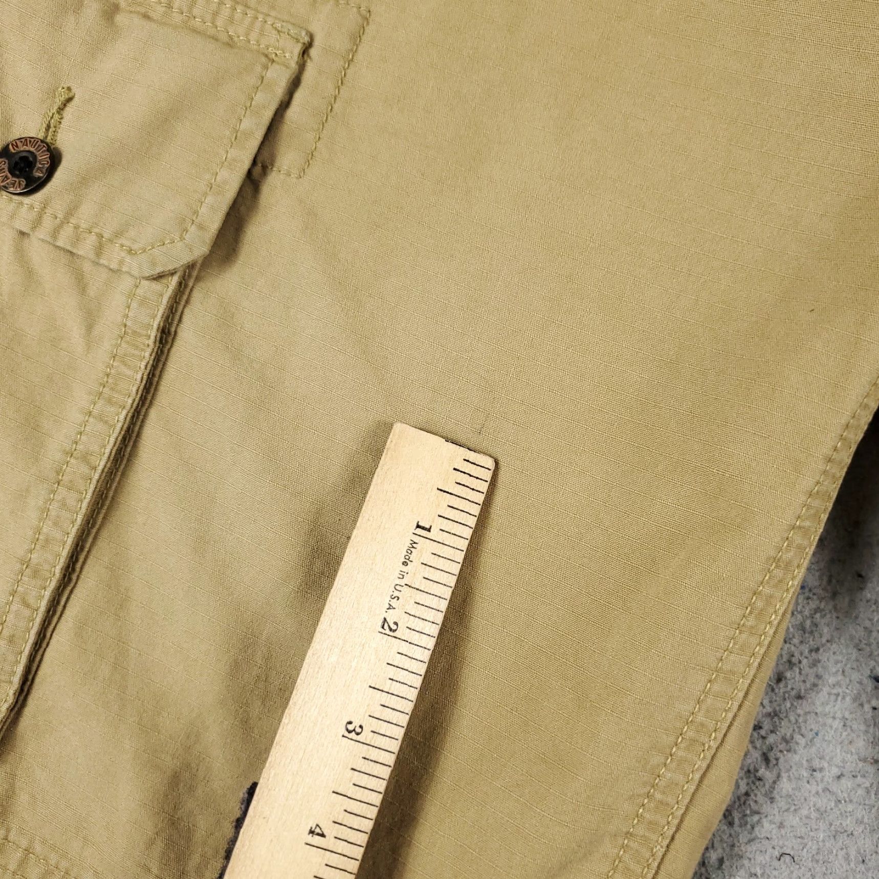 Nautica VINTAGE Nautica Cargo Shorts Mens Size 32 Beige Casual Outdoor Summer 90s Mens Size US 32 / EU 48 - 6 Thumbnail