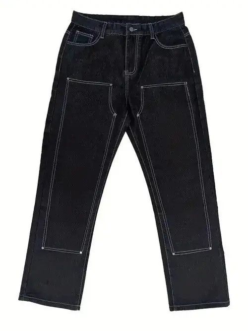 Japanese Brand Multi Pocket Baggy Denim Pant Size US 30 / EU 46 - 5 Thumbnail