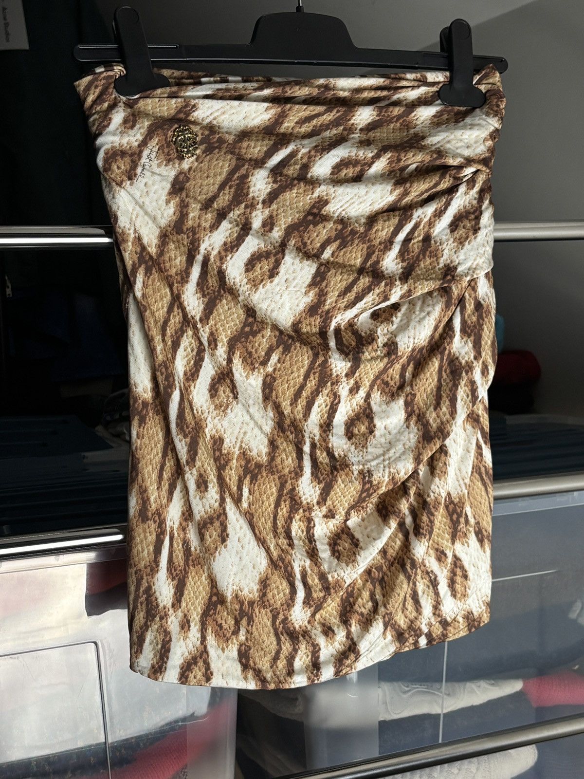 Just Cavalli Just Cavalli Vintage Snake Print Set Top Skirt Python Dress Size XS / US 0-2 / IT 36-38 - 14 Thumbnail