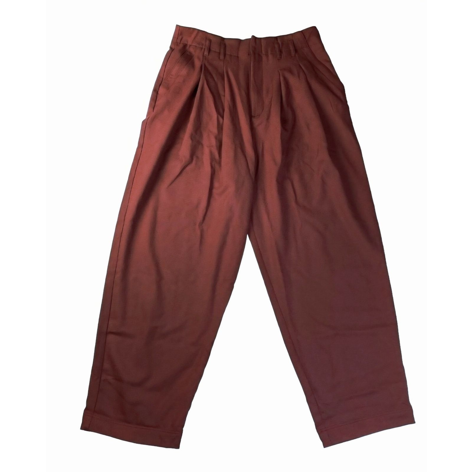 Free People New Calla Tailored Mid-Rise Trousers $108 Size 4 Garnet Size 27" / US 4 / IT 40 - 4 Thumbnail