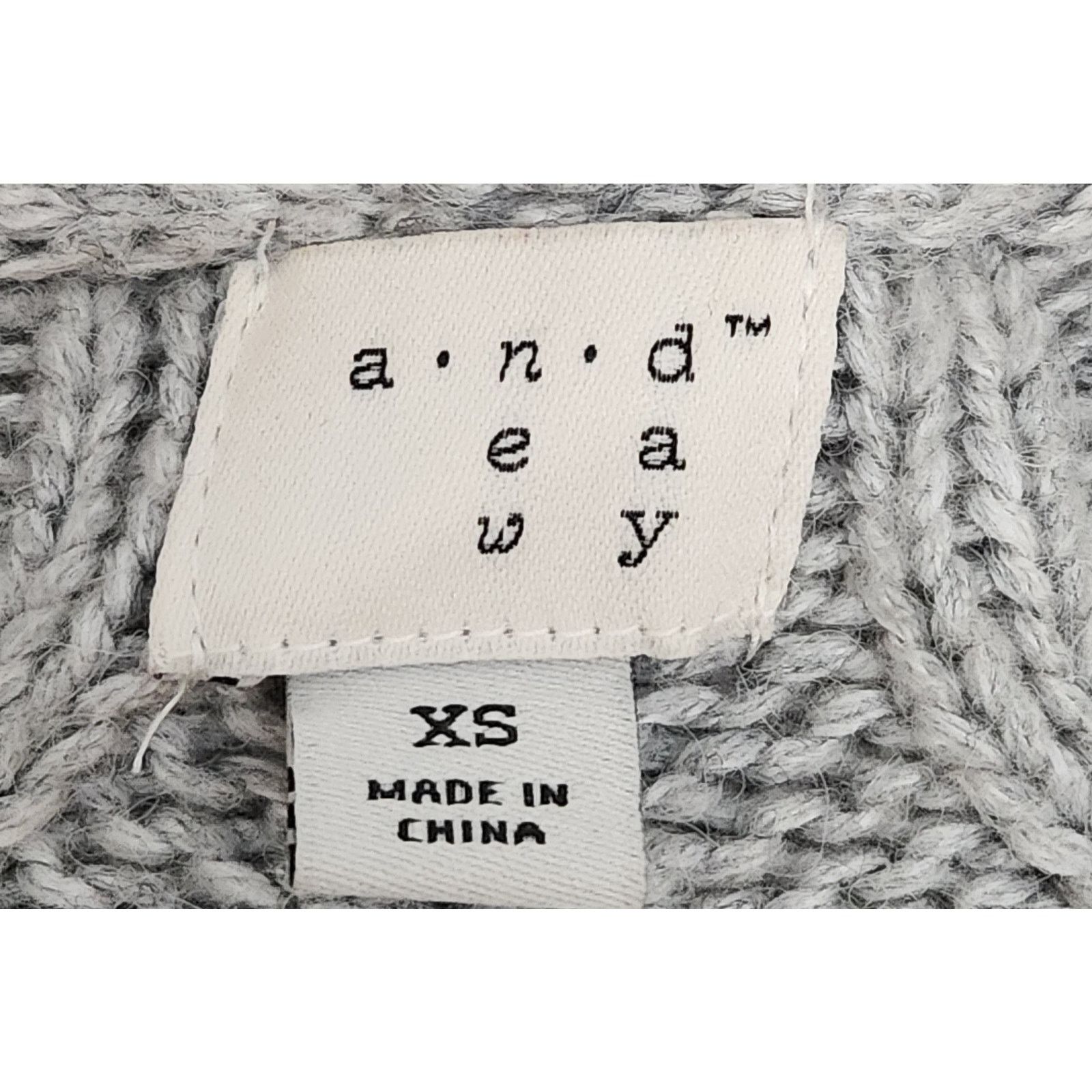 Other A New Day Gray Silver Beads Open Front Cardigan Sweater XS Size XS / US 0-2 / IT 36-38 - 5 Thumbnail