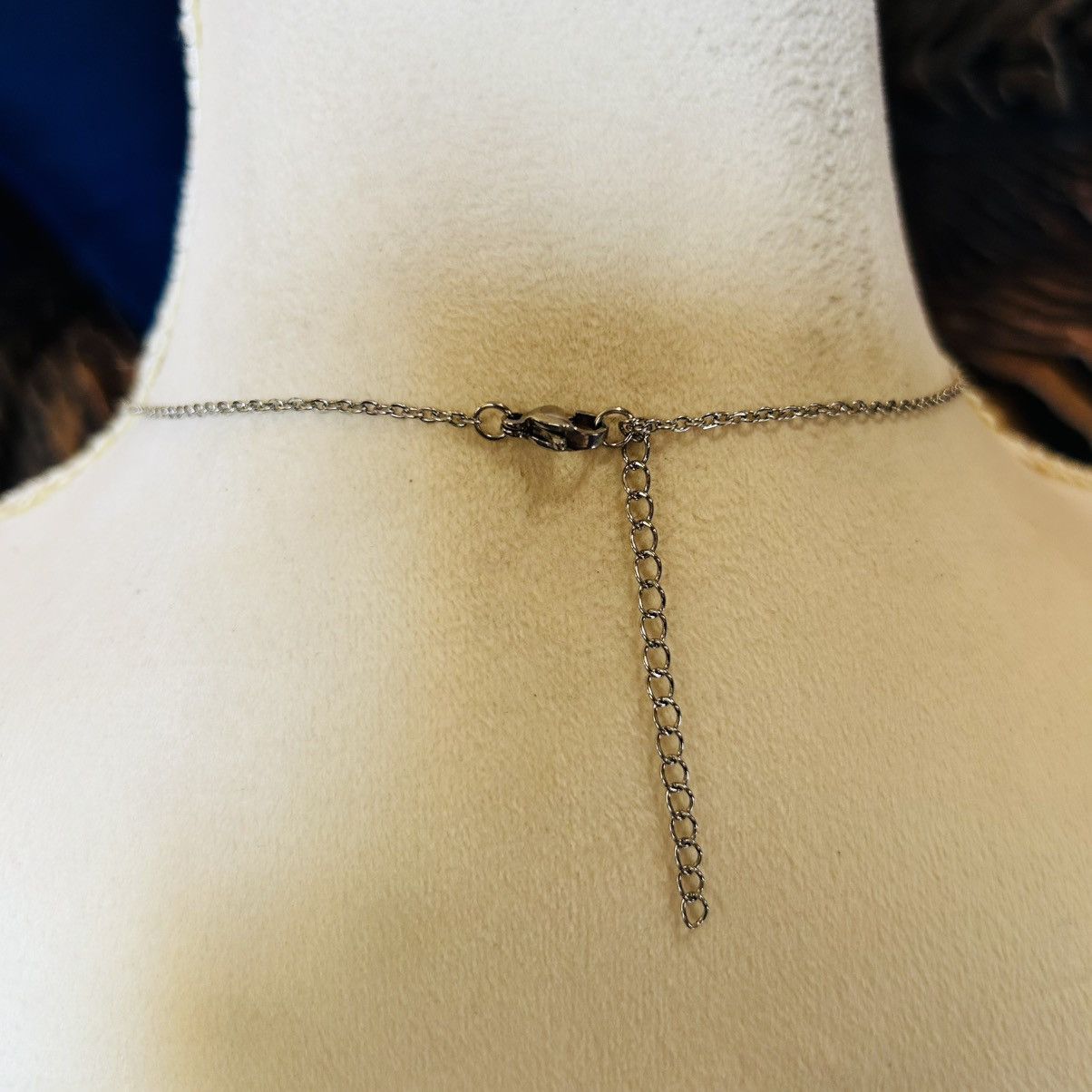 Handmade Handcrafted vintage bead drop pendant on chain necklace Size ONE SIZE - 4 Thumbnail