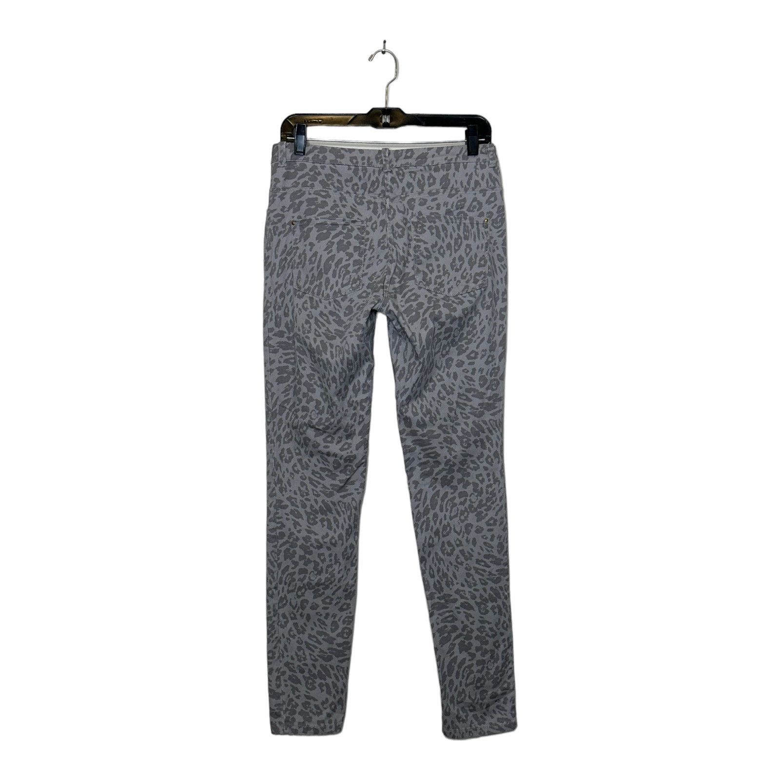 H&M H&M gray animal print skinny jeans size 8 Size 30" / US 8 / IT 44 - 2 Thumbnail