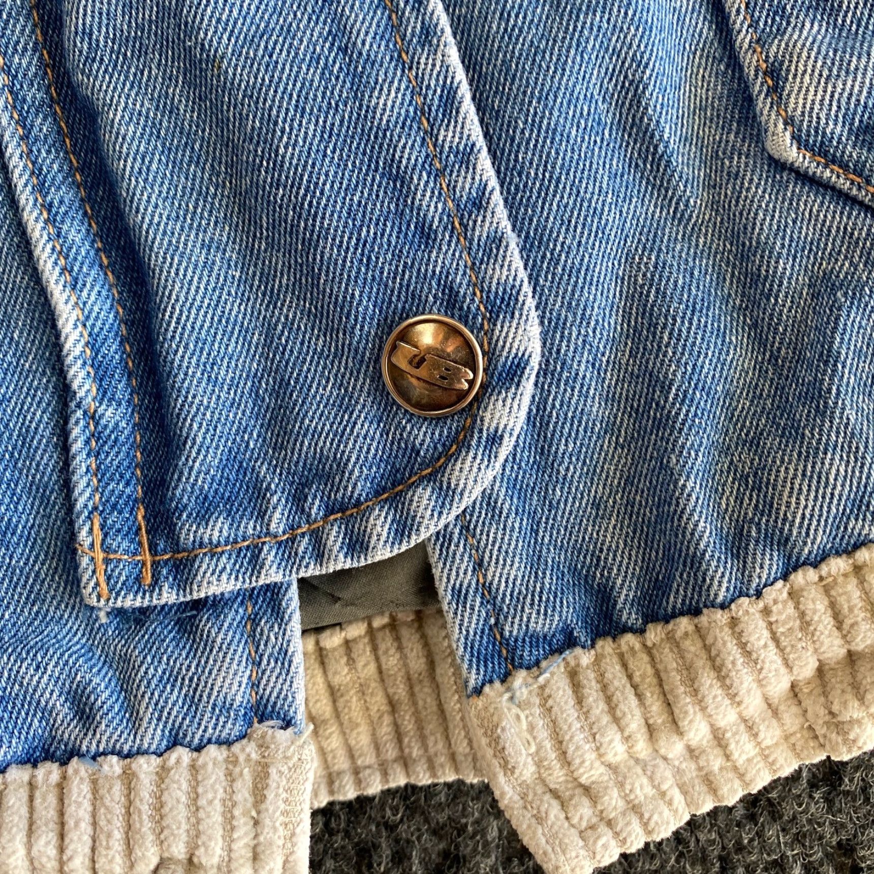 Vintage VINTAGE Union Bay Denim Jacket ¾ Sleeve L Women’s Blue Jeans Coat 90s Chore Pea Casual Size 36" / US 14 / IT 50 - 7 Thumbnail