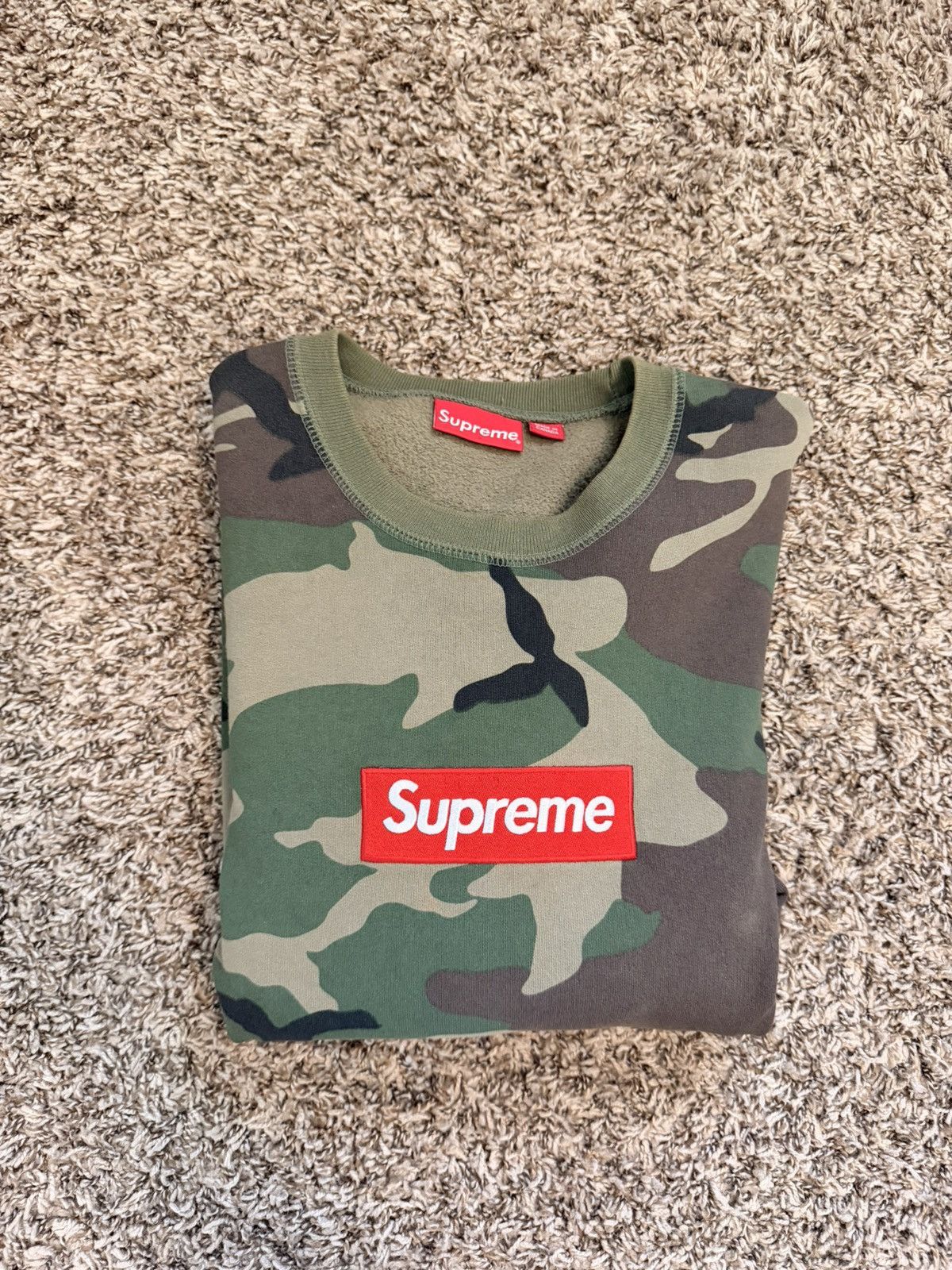 Supreme supreme box logo crewneck fw15 Size US M / EU 48-50 / 2 - 7 Thumbnail
