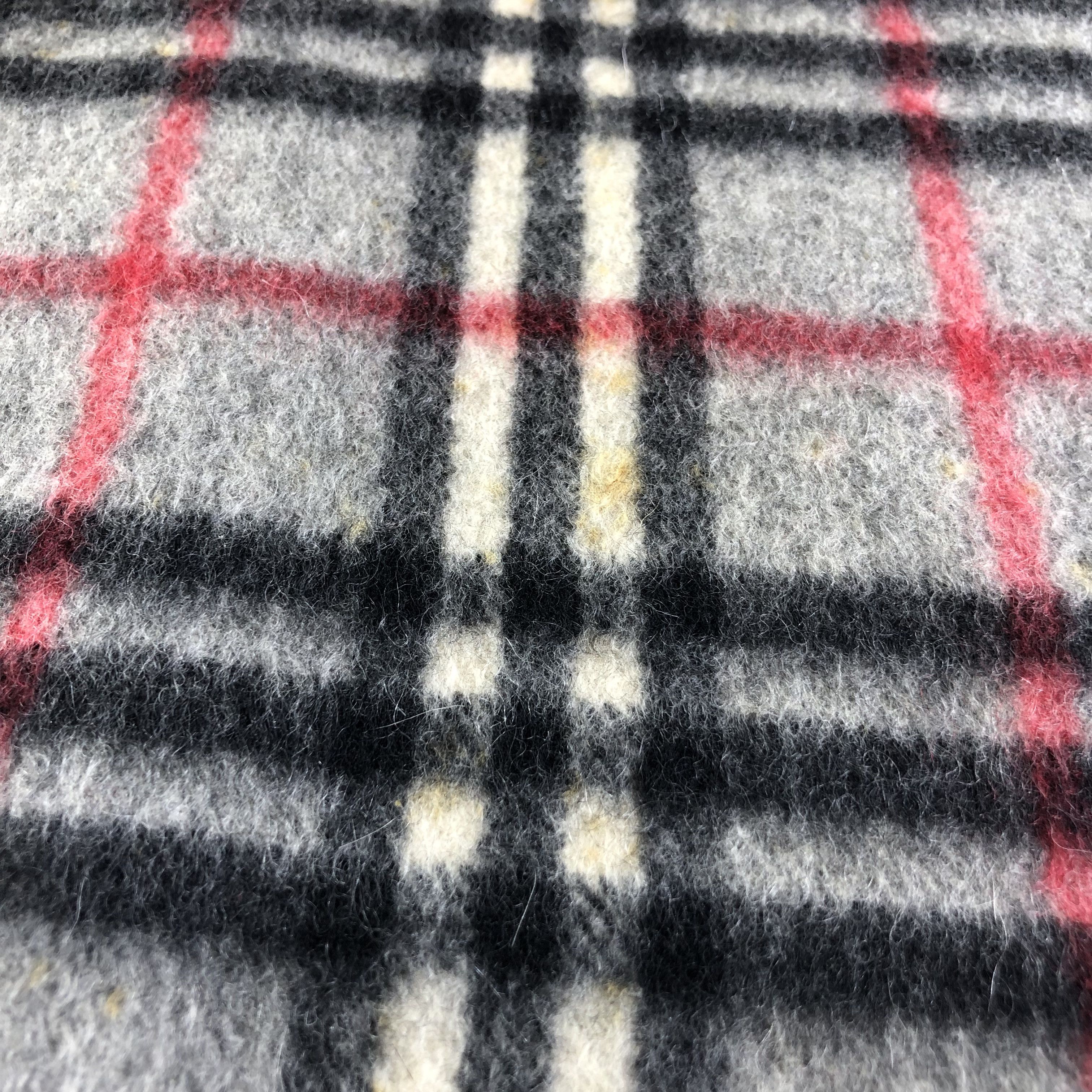 Burberry Burberrys Nova Check Grey Cashmere Scarf Muffler V1779 Size ONE SIZE - 8 Thumbnail