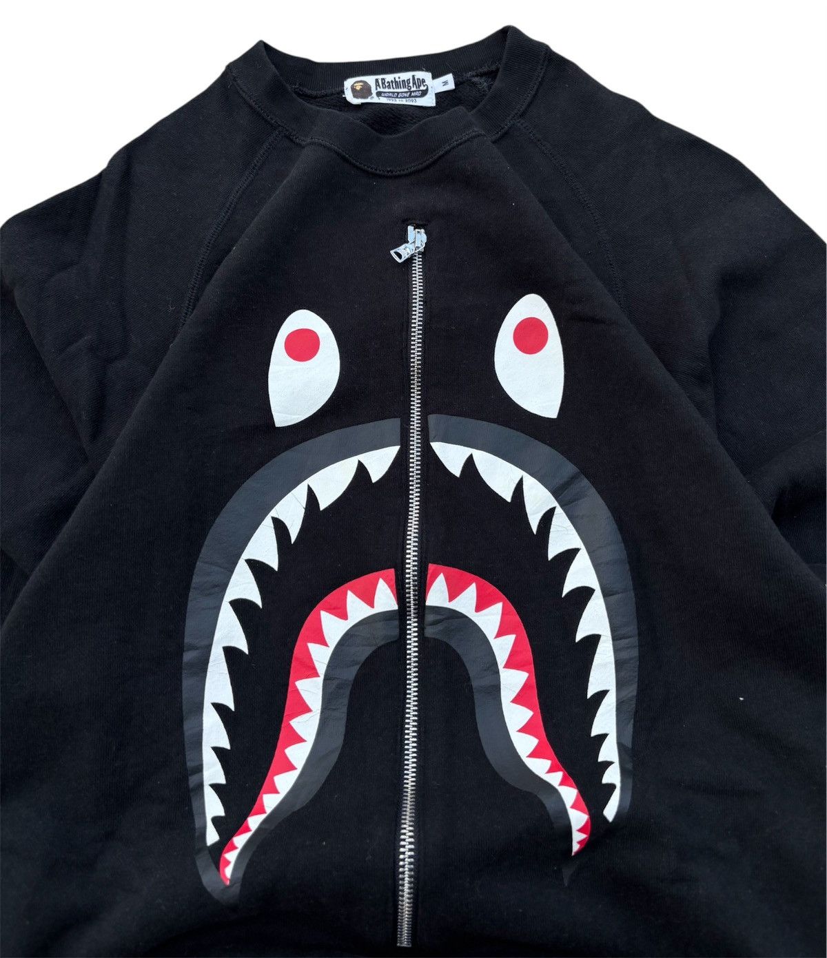Bape Bape shark Metal Zip Up Sweatshirt Size US M / EU 48-50 / 2 - 2 Thumbnail