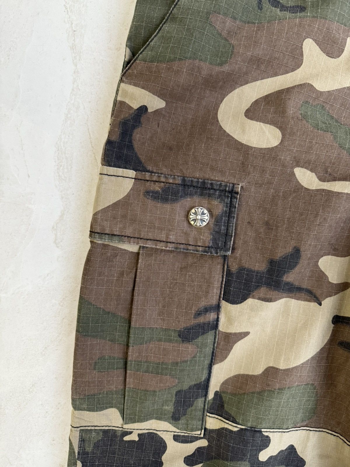 Chrome Hearts Chrome Hearts Camouflage Cargo with Leather Patch Sz.32 Size US 32 / EU 48 - 6 Thumbnail