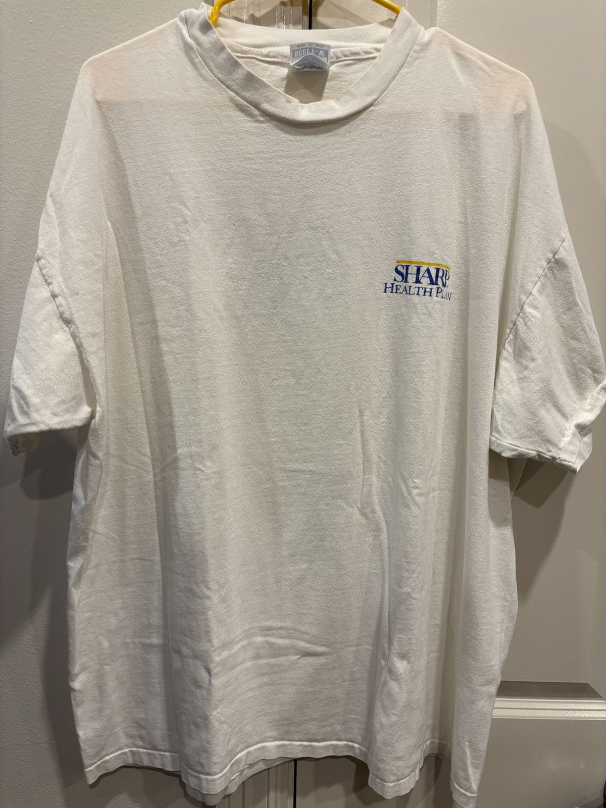 Hanes Vintage 90’s SHARP Health Plan Promo Shirt Hanes Beefy-T 2XL Size US XXL / EU 58 / 5 - 1 Thumbnail
