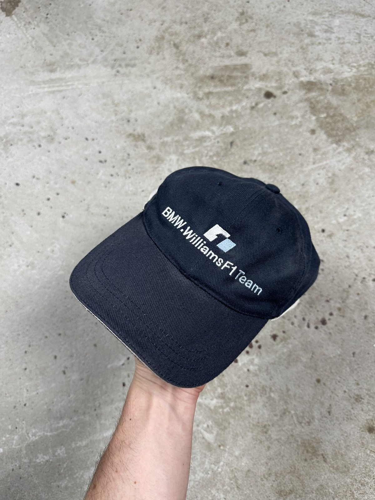 BMW Vintage 2002 BMW Williams F1 Formula Uno Team Hat Navy Size ONE SIZE - 1 Thumbnail