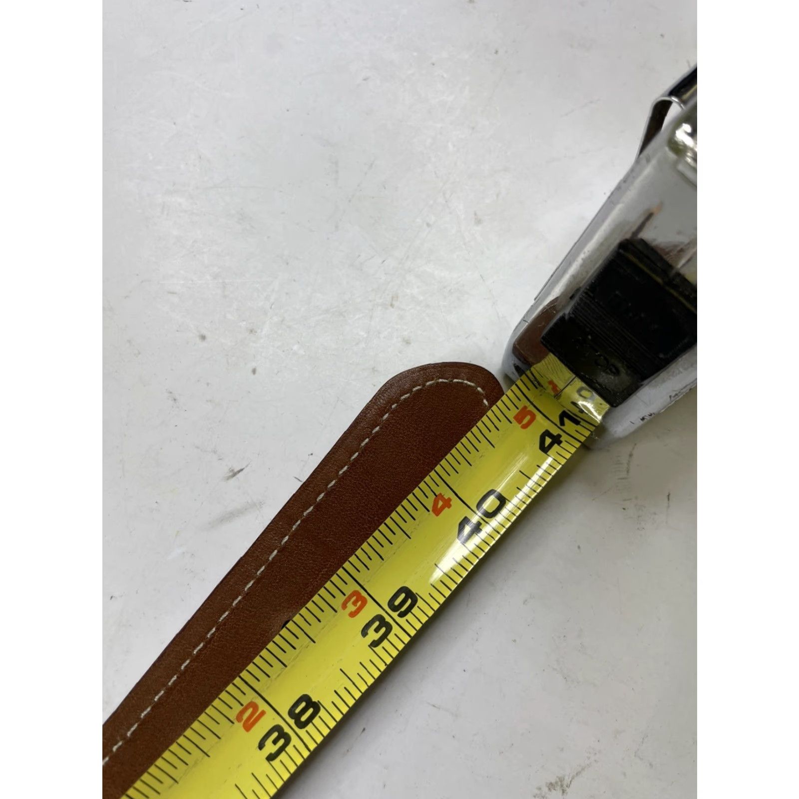 Vintage Doc Murphy x BVMI Men’s Belt Golf Canvas Leather Brass Buckle Size ONE SIZE - 6 Thumbnail