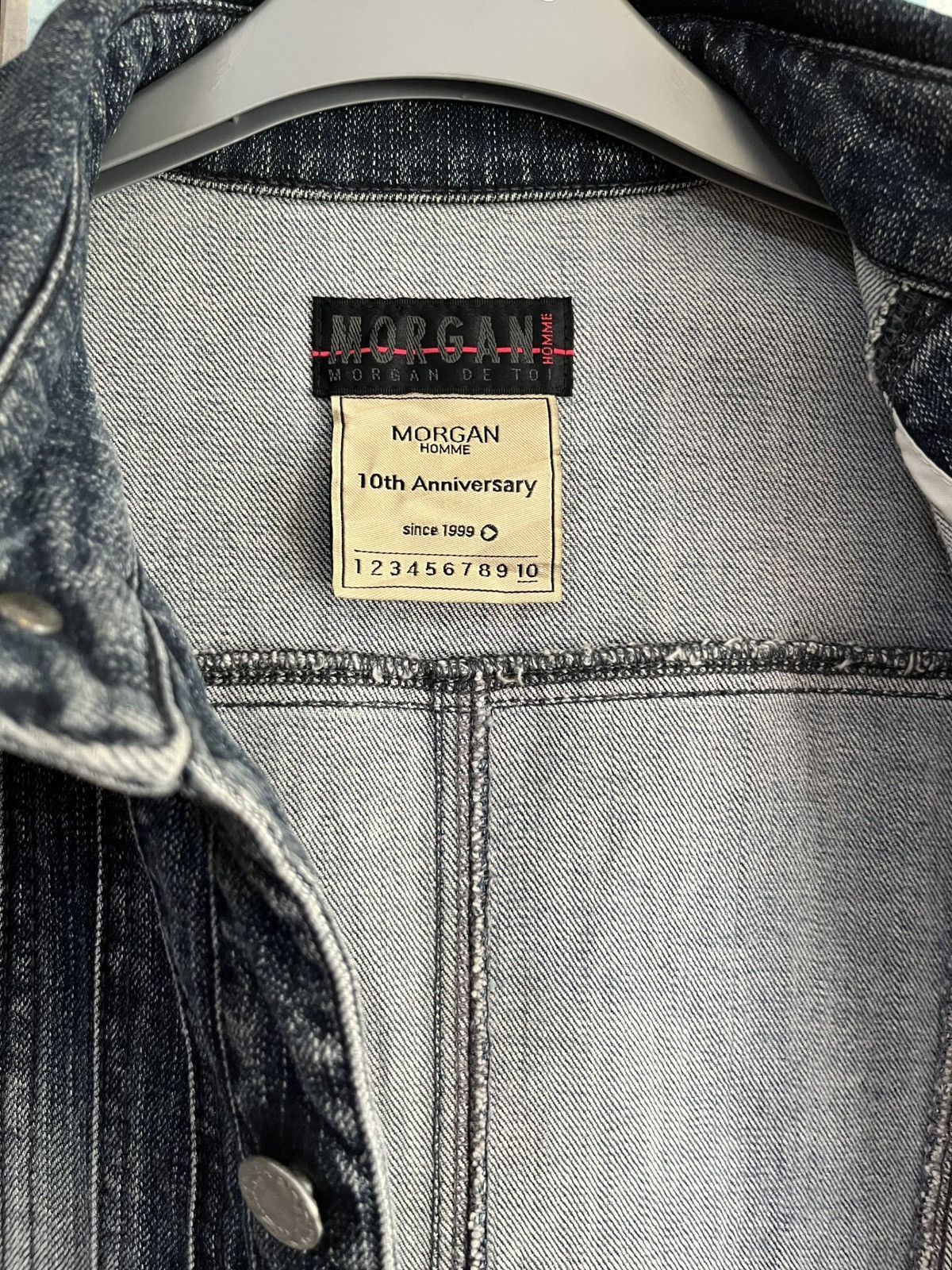 Morgan Homme 2000s 10th annirversary elastic denim #H1 Size US L / EU 52-54 / 3 - 6 Thumbnail