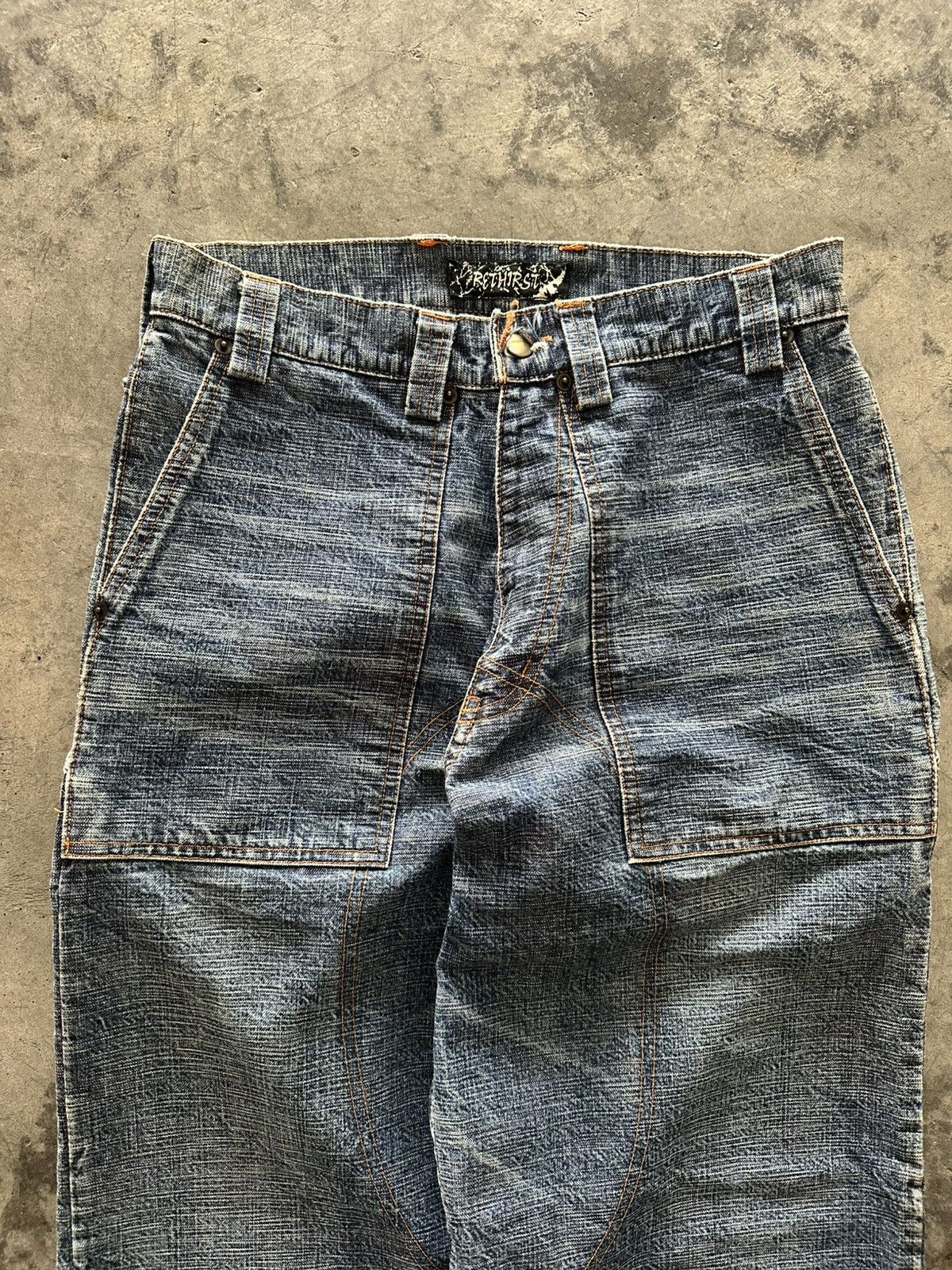 If Six Was Nine × Japanese Brand × Le Grande Bleu (L.G.B.) Rethirst Baggy Jeans With 6 Pockets Size US 29 - 2 Thumbnail