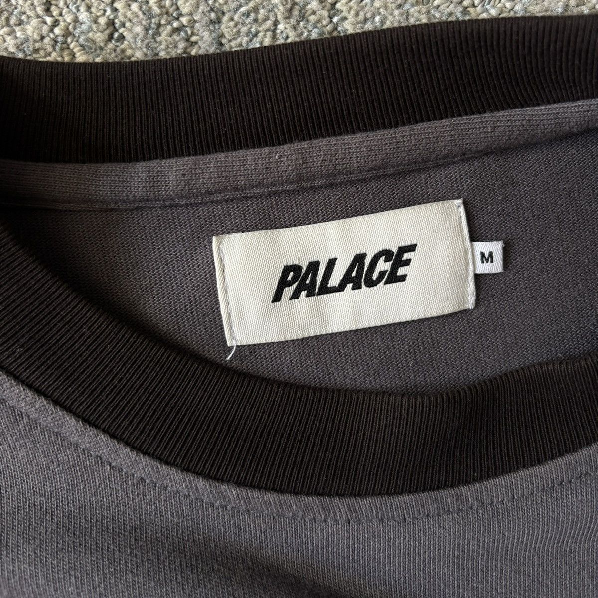 Palace Palace London Cut Mit Sew Crew Sweater 6 Black/ Gray/ Yellow Size US M / EU 48-50 / 2 - 3 Thumbnail