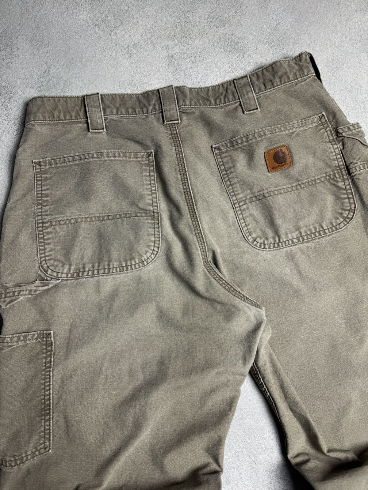 Carhartt × Vintage Carhartt Vintage 90s Straight Faded Carpenter Pants sz 34/30 Size US 34 / EU 50 - 2 Thumbnail