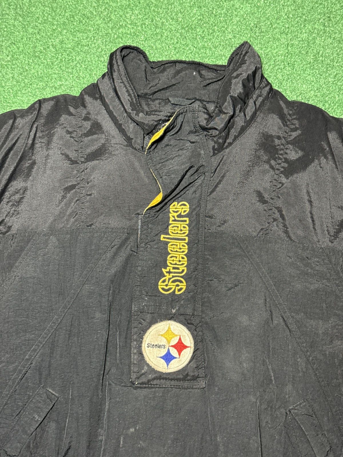 Starter Vintage 90s Pittsburgh Steelers Starter Lrg Pullover Jacket Size US L / EU 52-54 / 3 - 2 Thumbnail