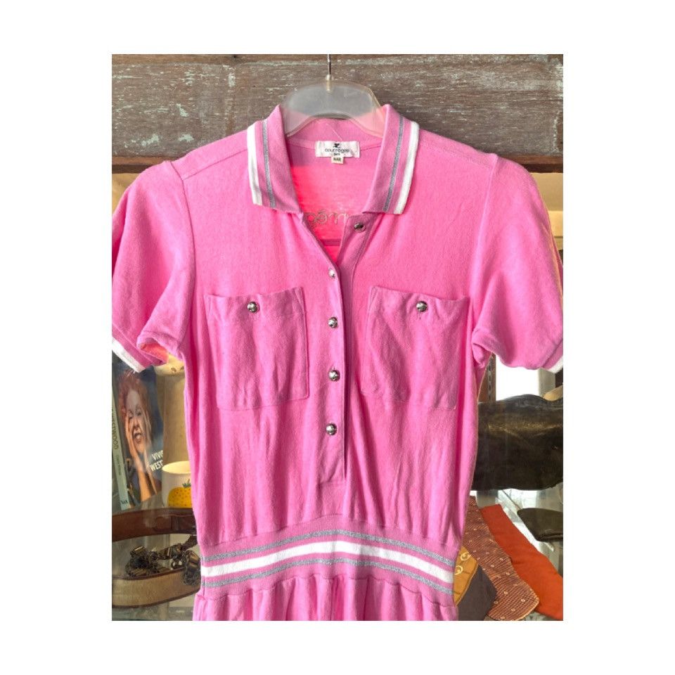 Courreges Vintage Courreges Loose Collared Short Jumpsuit Size 30" / US 8 / IT 44 - 1 Thumbnail