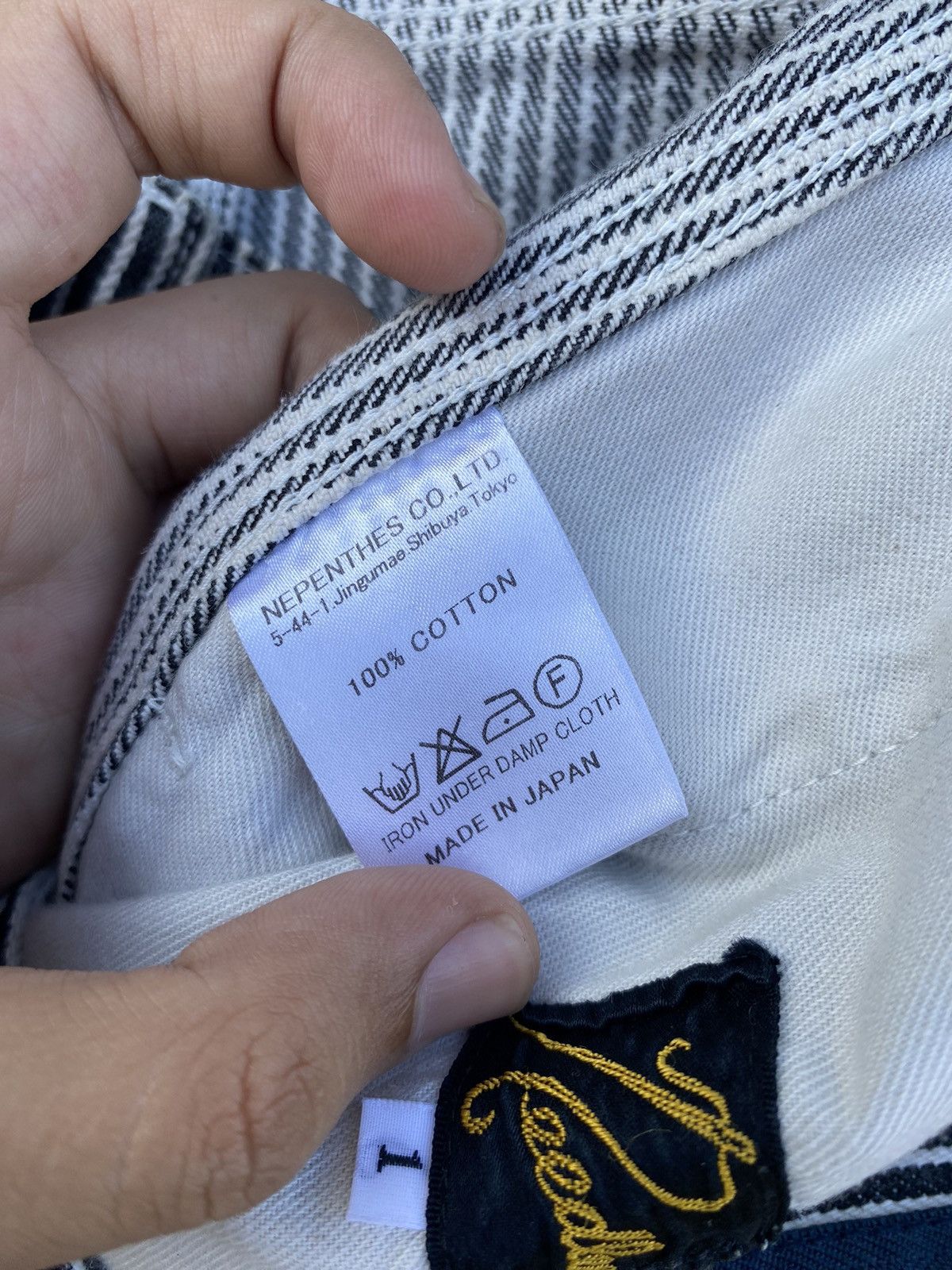 Needles Needles H.D Pants Painter Hickory Wide Leg Size US 30 / EU 46 - 11 Thumbnail