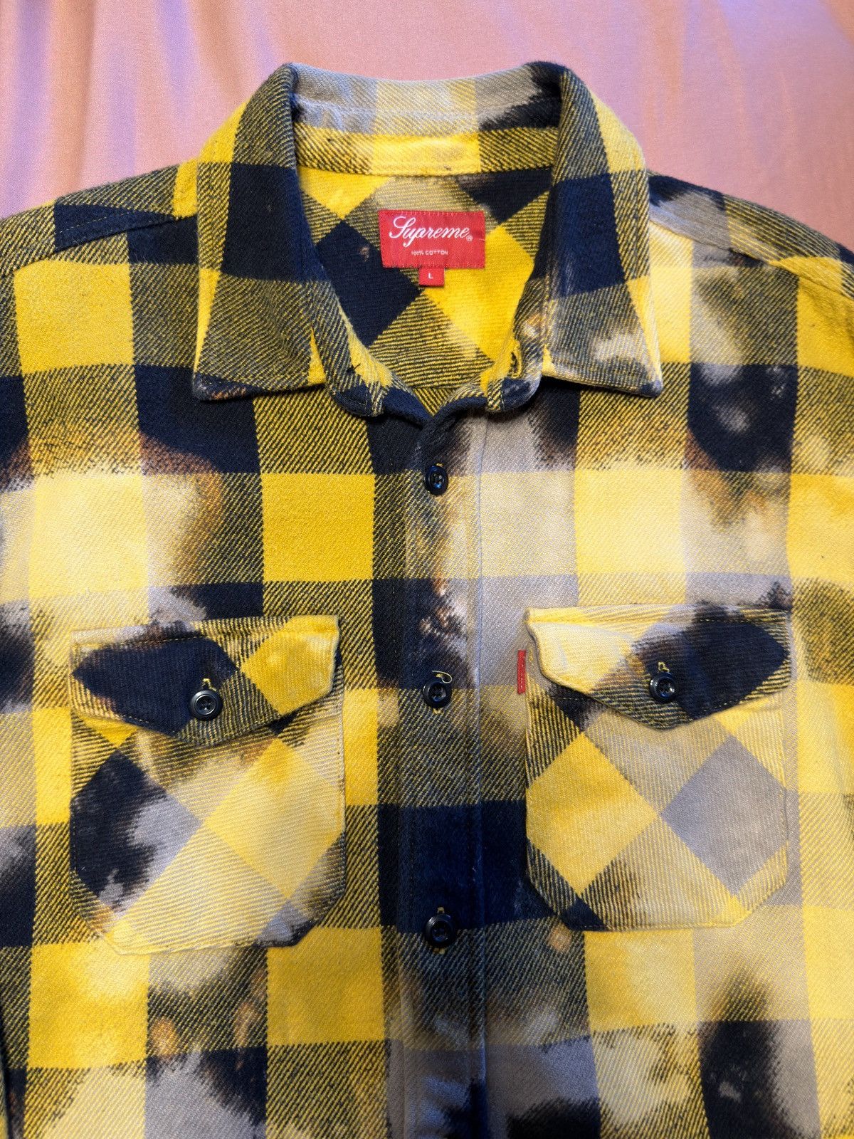Supreme SUPREME BLEACHED BUFFALO HEAVYWEIGHT FLANNEL Size US L / EU 52-54 / 3 - 6 Thumbnail