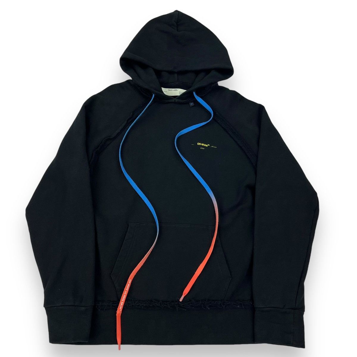 Off-White Off-White Yellow Acrylic Arrows Hoodie Size US M / EU 48-50 / 2 - 2 Thumbnail