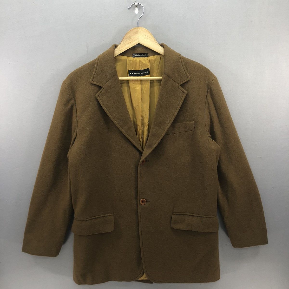 ANTONIO MIRO Vintage Antonio Miro Wool Blazer - Made In Spain Size US S / EU 44-46 / 1 - 1 Thumbnail