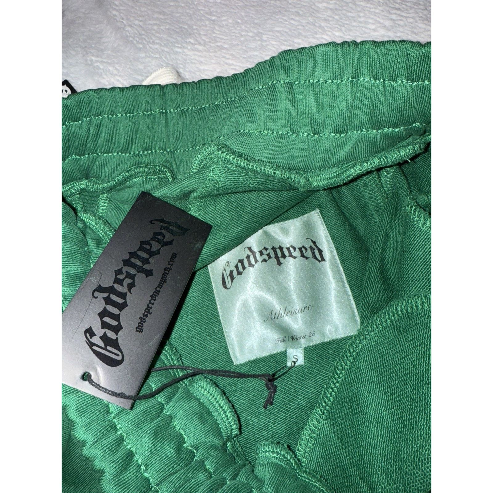 Godspeed GODSPEED OG Logo Sweatpants Green Plaid Size Small Authentic Size US 29 - 8 Thumbnail