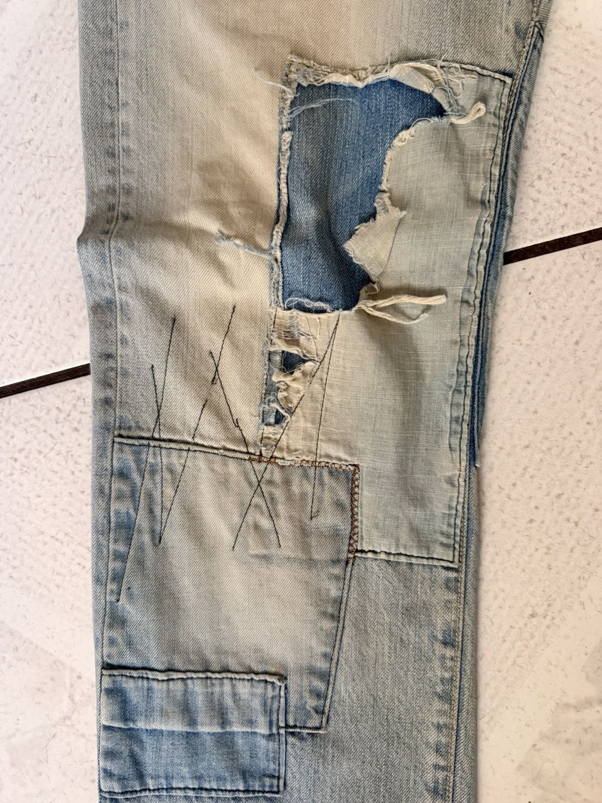 Blue Blue Japan Vintage Blue Blue Japanese denim Size US 32 / EU 48 - 3 Thumbnail
