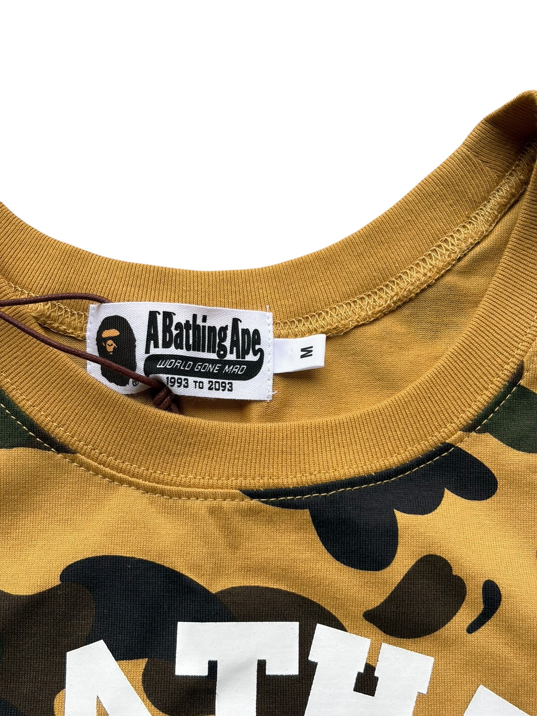 Bape Bape 1st Camo White College Logo Sleeveless Tank Top Size US M / EU 48-50 / 2 - 4 Thumbnail