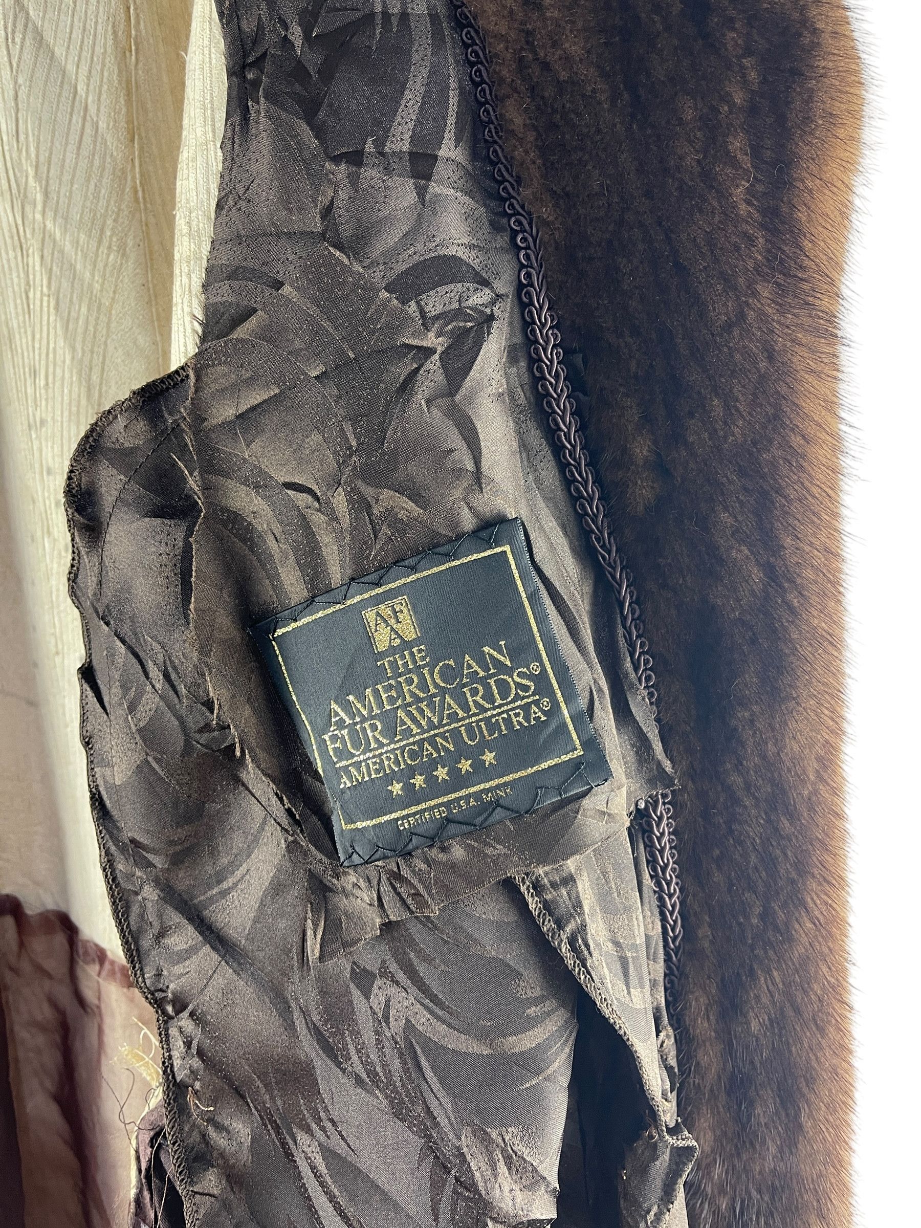Japanese Brand American Fur Awards, American Ultra Faux Fur Coat Jacket Size M / US 6-8 / IT 42-44 - 10 Thumbnail