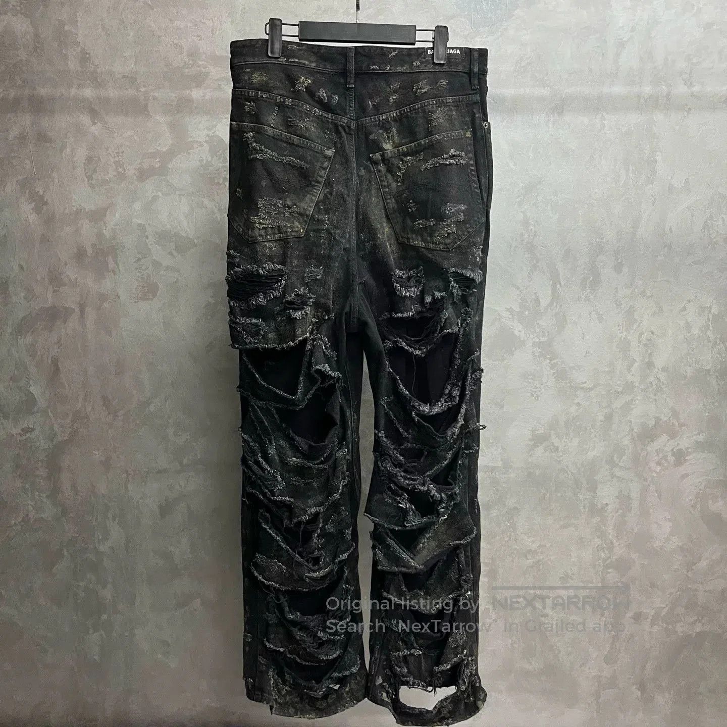 Balenciaga Balenciaga Distressed Straight. Size 22" - 7 Thumbnail