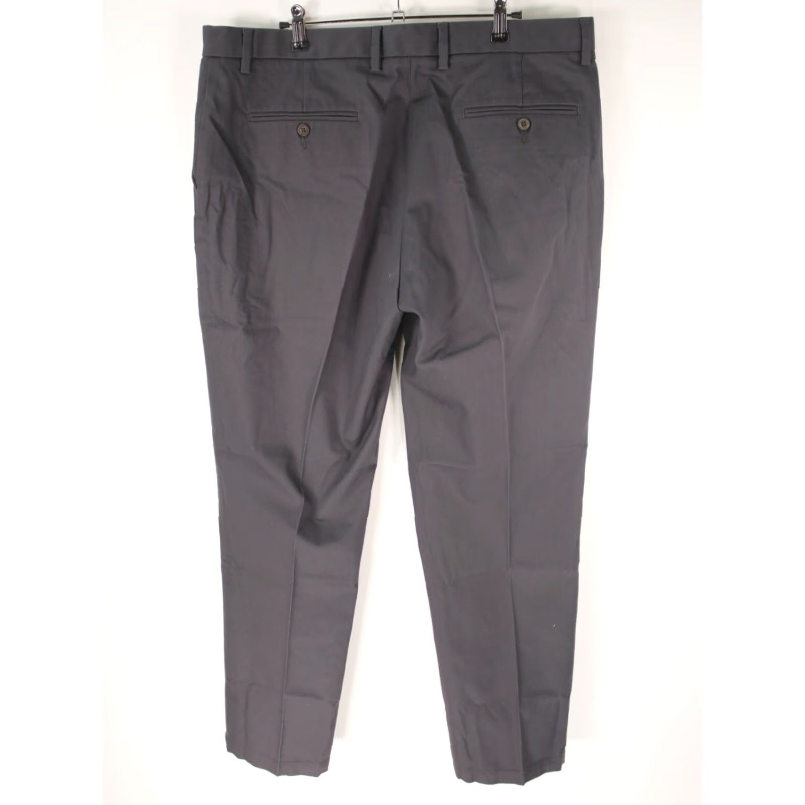 Vintage VINTAGE? No — Goodthreads Mens Pants Gray 38x30 Flat Front Regular Straight Knit Cotton Blend 4-Pocket Casual Men Size 38 Gray Men’s Pants Size US 38 / EU 54 - 2 Thumbnail