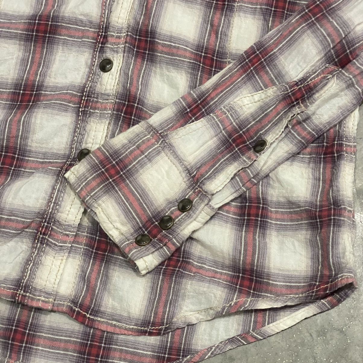 GOA 2000s GOA Western Unfinised Plaid Hoodie Size S / US 4 / IT 40 - 4 Thumbnail