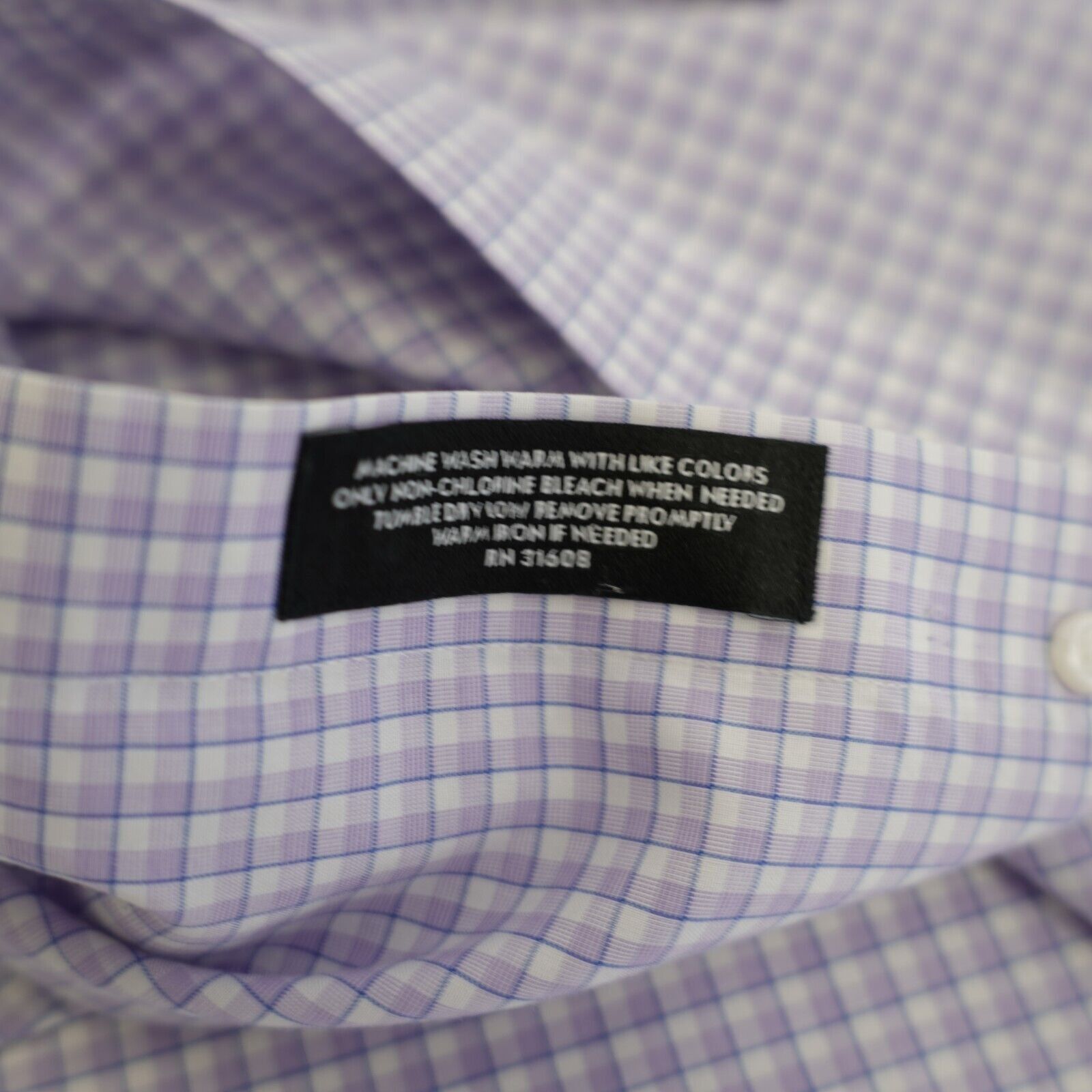 Jos. A. Bank Jos A Bank Traveler Traditional Fit 17-32 Purple Blue White Size US XXL / EU 58 / 5 - 11 Thumbnail