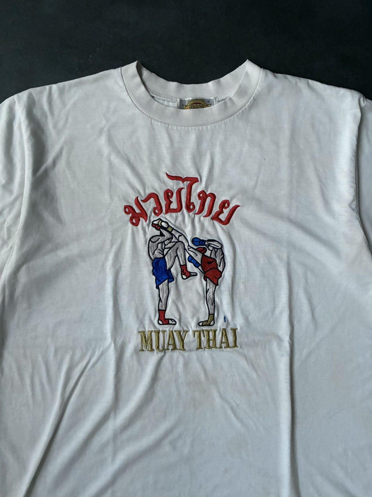 Vintage Vintage Muay Thai Tee Shirt Thailand Souvenir Size US L / EU 52-54 / 3 - 2 Thumbnail