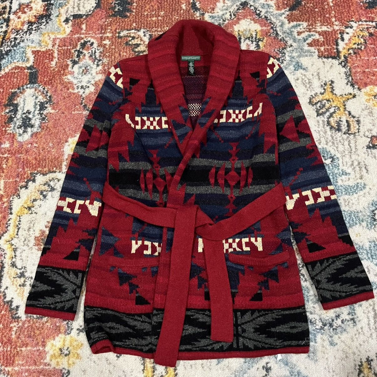 Polo Ralph Lauren Ralph Lauren Sweater Southwestern RRL Navajo Intarsia Size M / US 6-8 / IT 42-44 - 2 Thumbnail