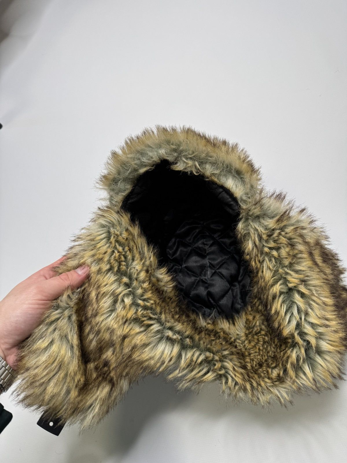 Vintage Vintage avant garde fur ushanka trapper hat l.g.b. sk8 skate Size ONE SIZE - 5 Thumbnail