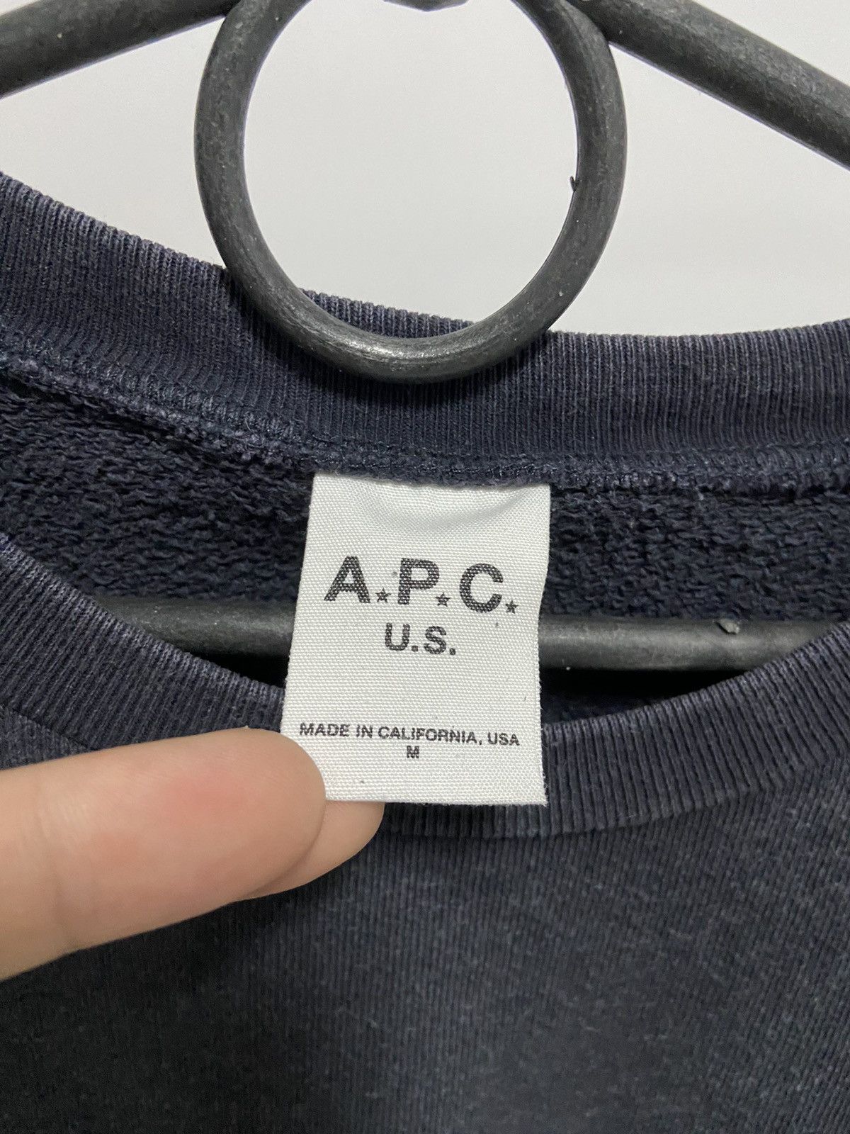 A.P.C. × Vintage APC Sweatshirt Logo Made in USA 🇺🇸 vintage Size US M / EU 48-50 / 2 - 5 Thumbnail