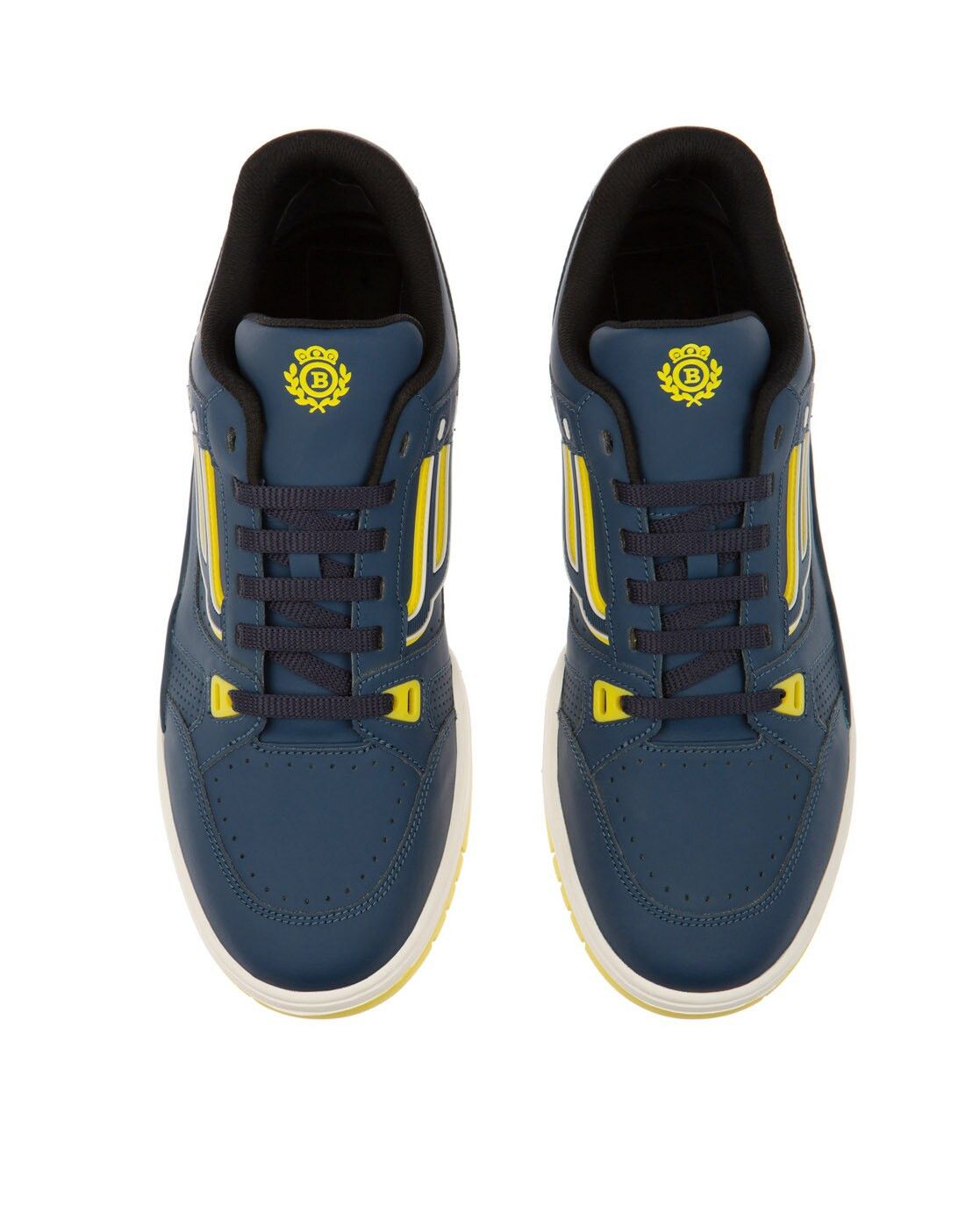 Bally o1y1224 Panelled Low-Top Sneakers in Navy Size US 7 / EU 40 - 2 Thumbnail