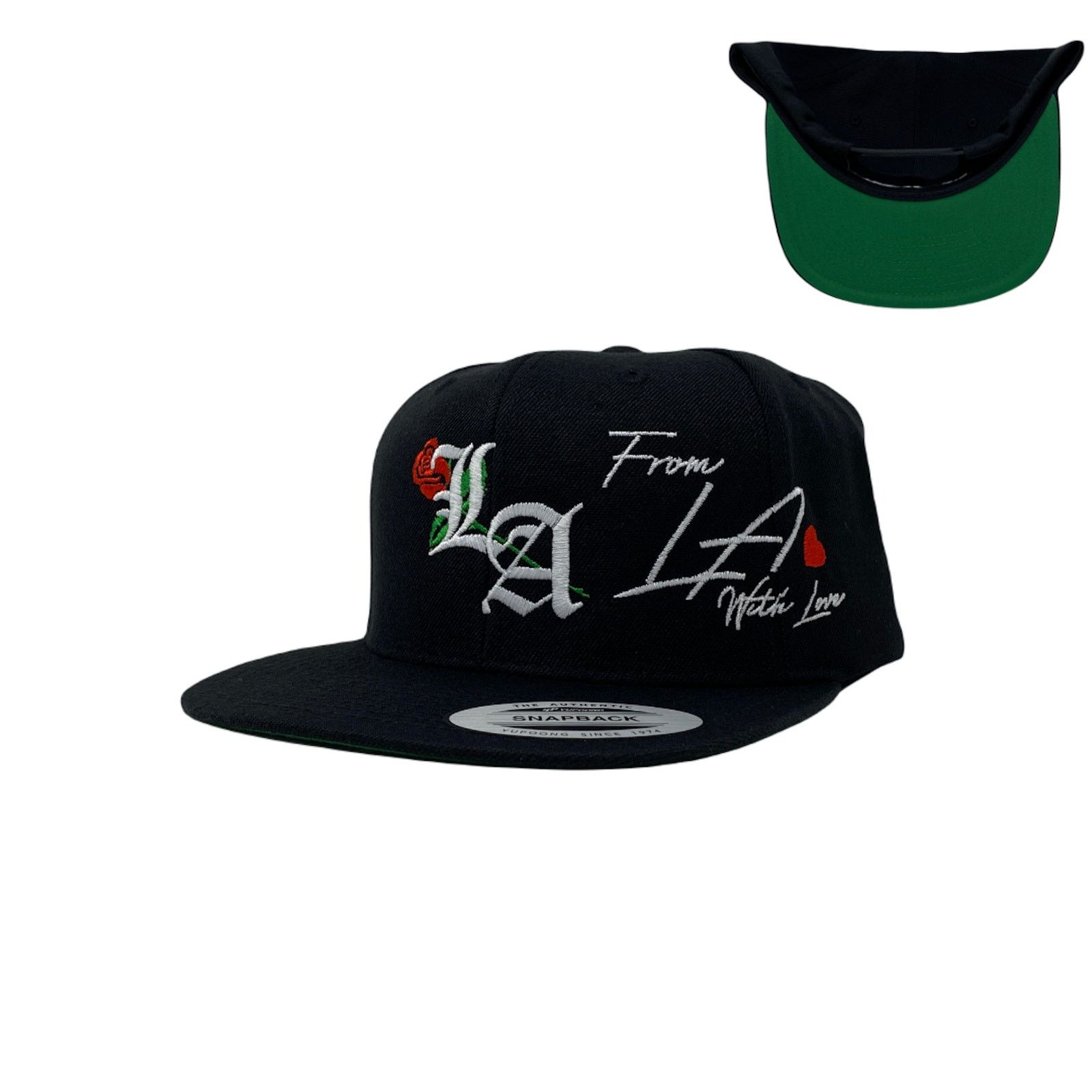 Other Los Angeles Old English Rose With Love Snapback Hat Size ONE SIZE - 1 Thumbnail