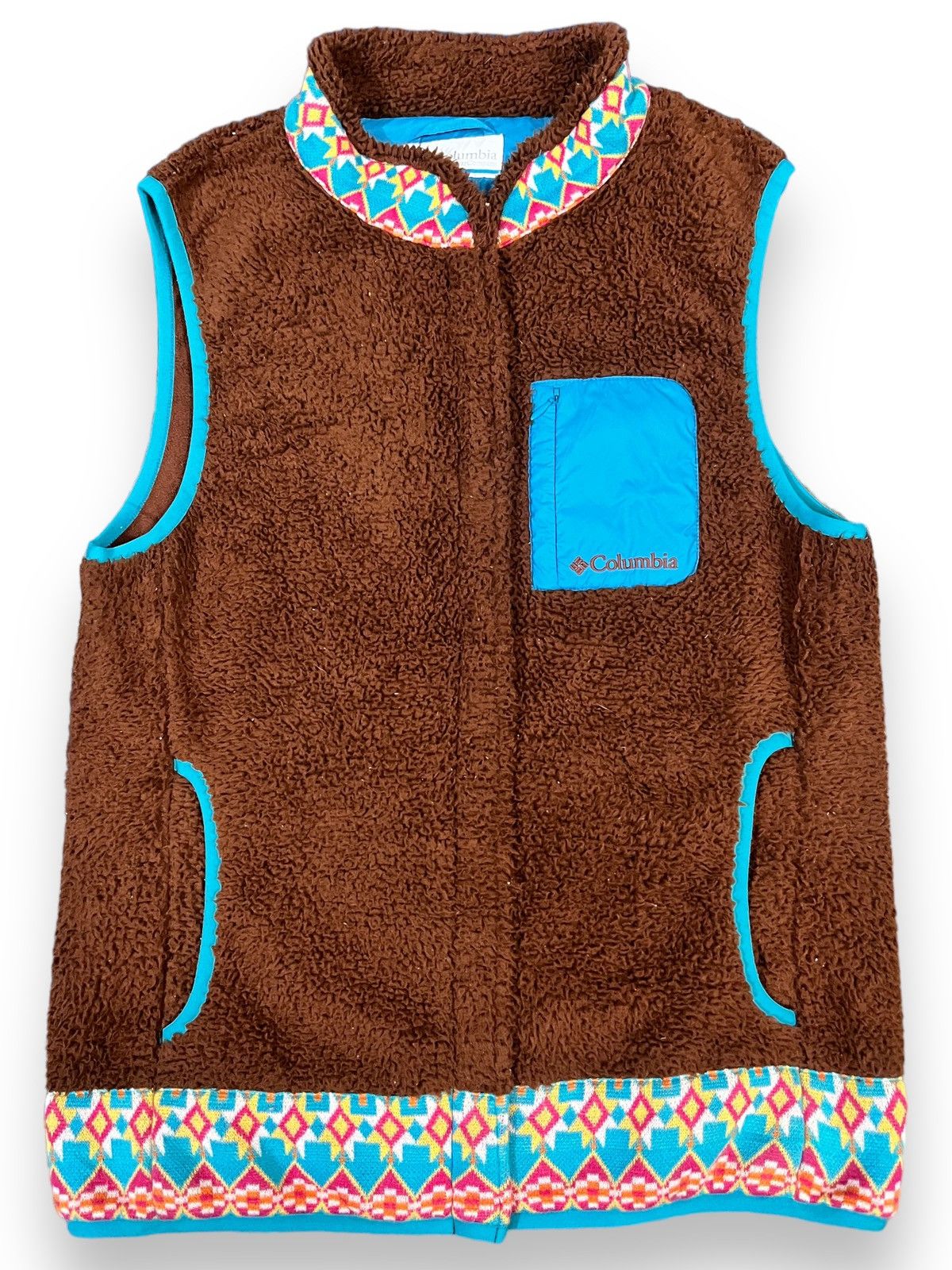 Columbia Vintage Columbia Fleece Hippie Vest Size US L / EU 52-54 / 3 - 1 Thumbnail