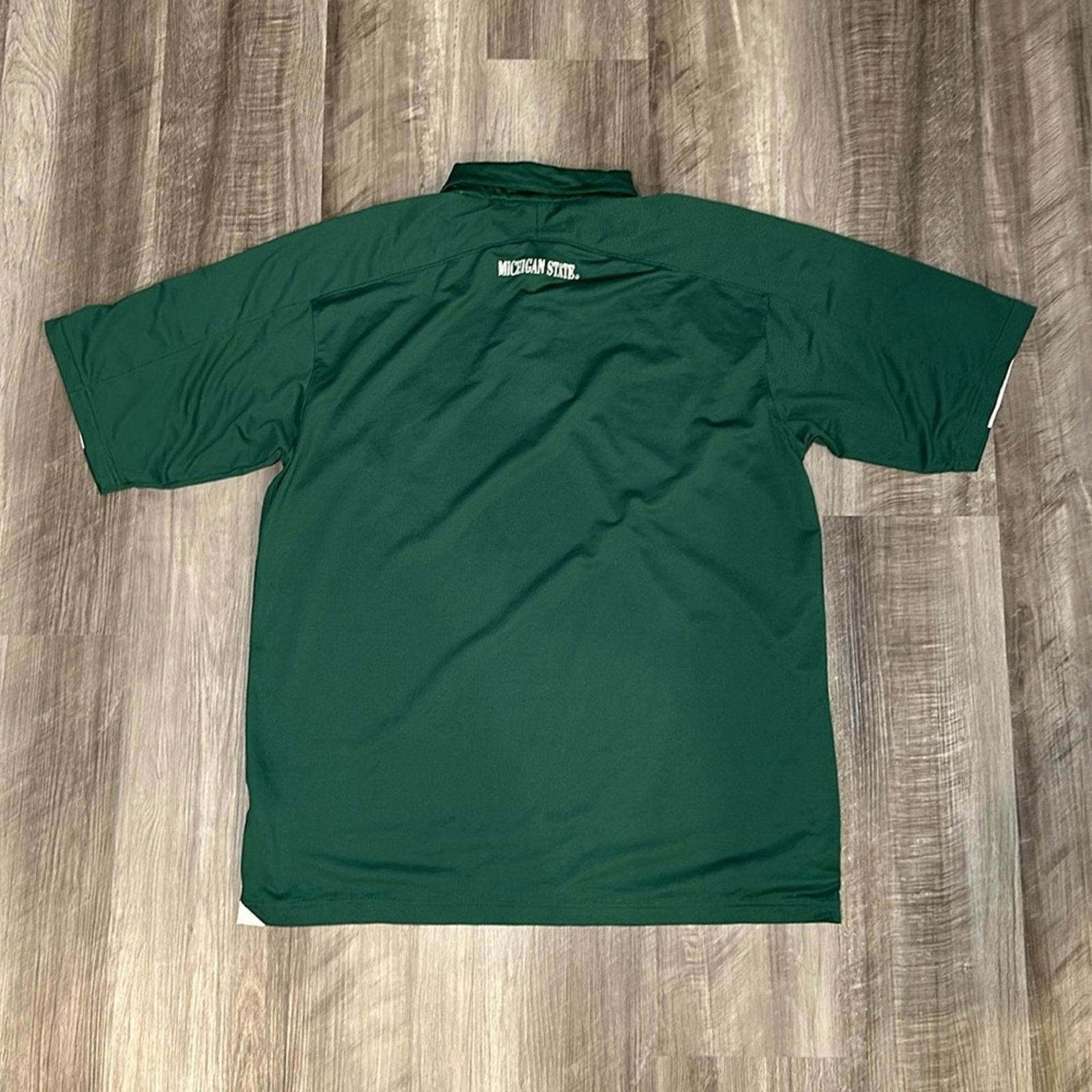 Nike Michigan State Spartans Nike Fit Team Polo - Large Size US L / EU 52-54 / 3 - 3 Thumbnail
