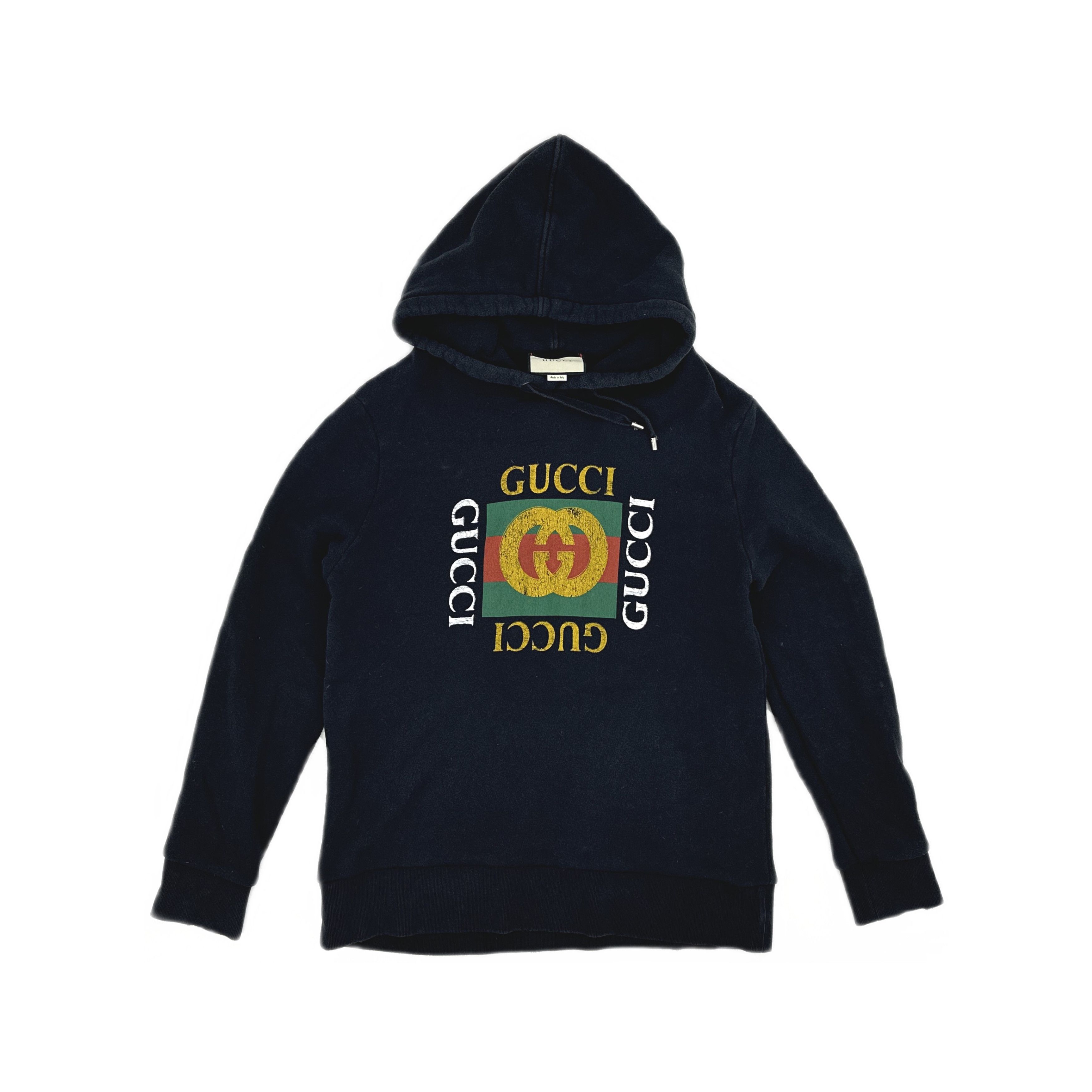 Gucci Gucci Logo Print Hoodie Size M Size US M / EU 48-50 / 2 - 1 Thumbnail