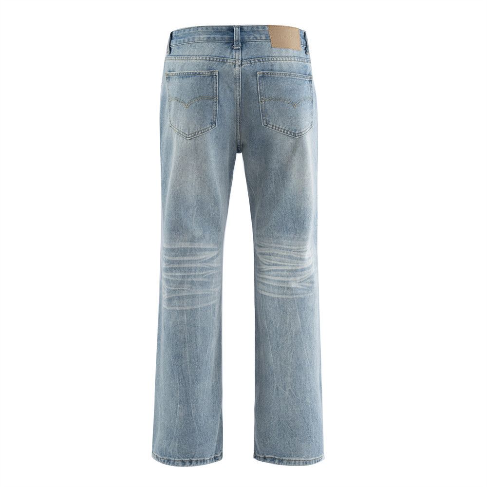 Japanese Brand × Vintage American retro loose casual washed distressed jeans Size US 32 / EU 48 - 2 Thumbnail