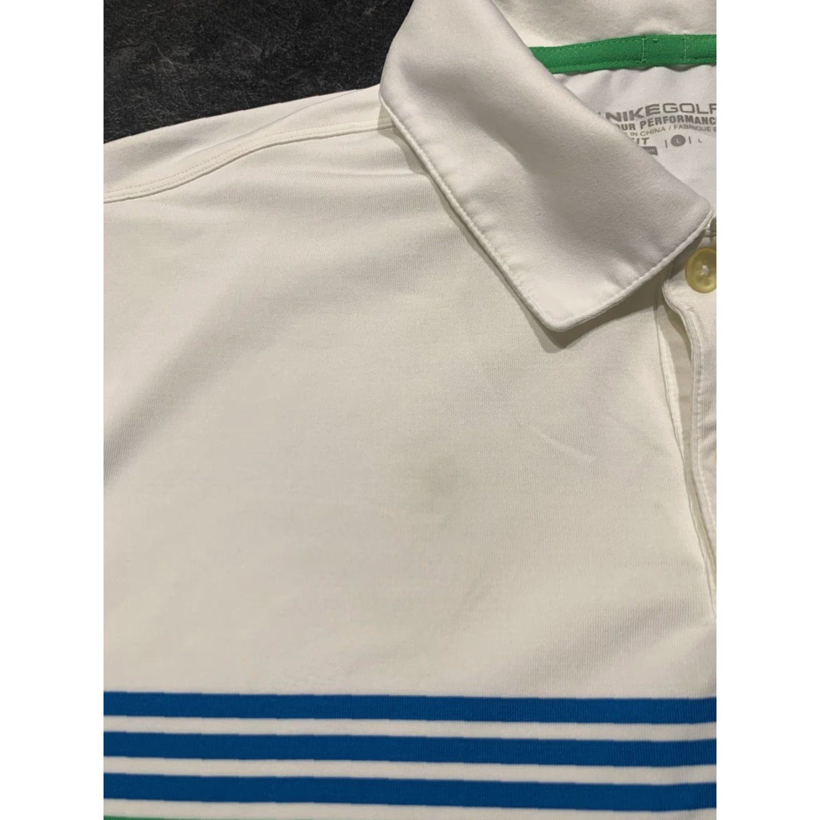 Nike Nike Golf Men's L Polo Shirt Dri-Fit Performance Activewear Multi-Color Short Sleeve Size US L / EU 52-54 / 3 - 5 Thumbnail
