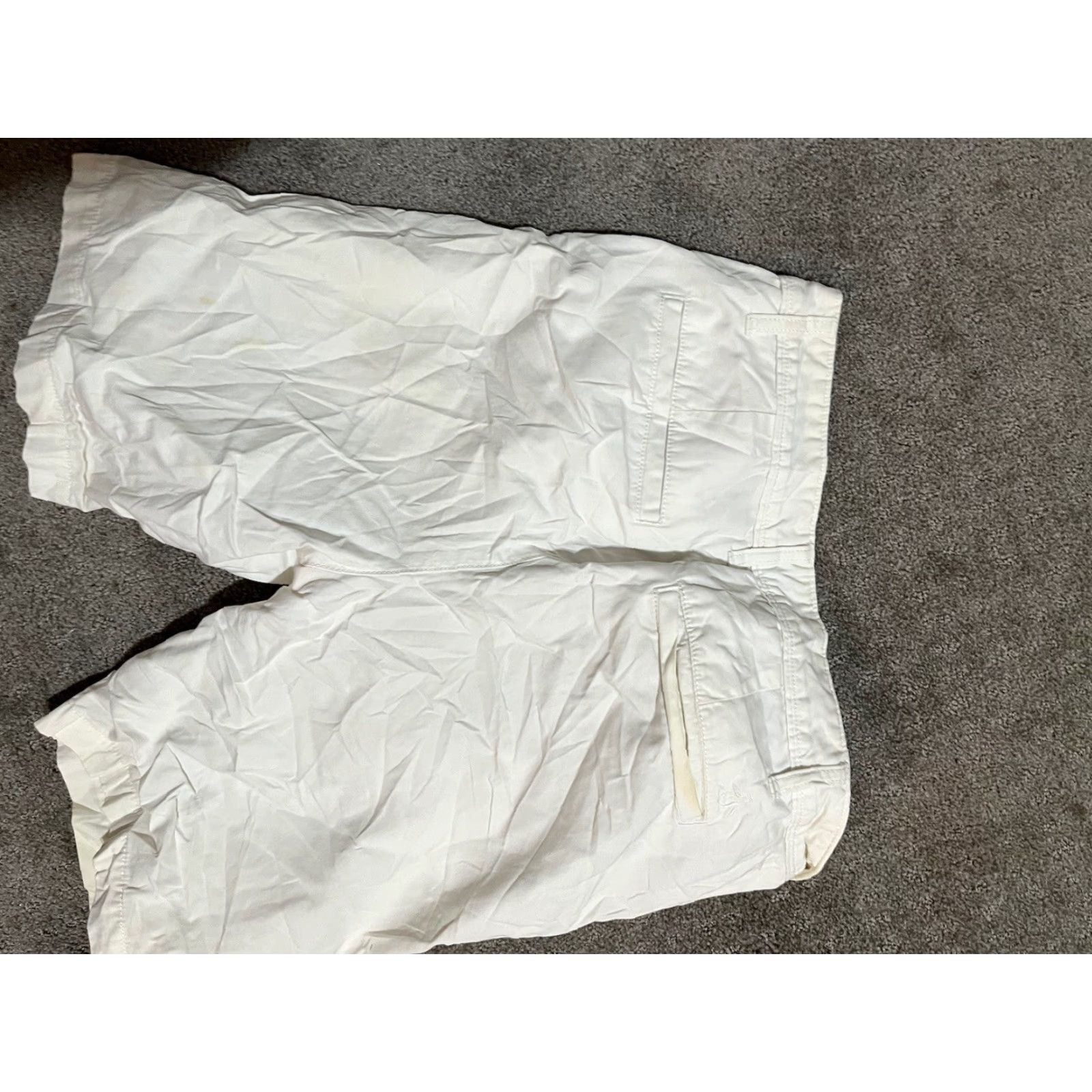 Vintage Penguin by Munsing Wear Chino Shorts Men's White Cotton 30 Regular Inseam 8 Speckled Front Flat Pocket 1930s-2020s Casual Shirt? Size US 30 / EU 46 - 2 Thumbnail