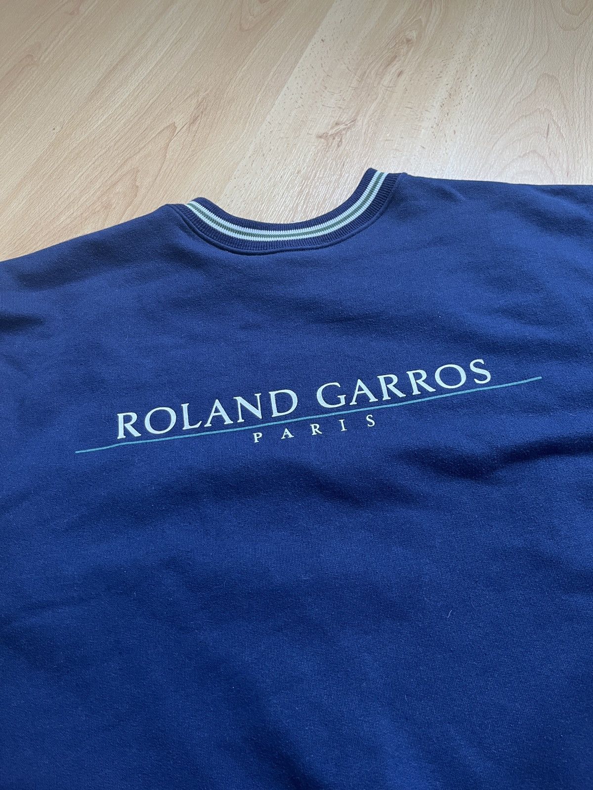 Other Roland Garros navy blue vintage sweatshirt Size US XL / EU 56 / 4 - 2 Thumbnail