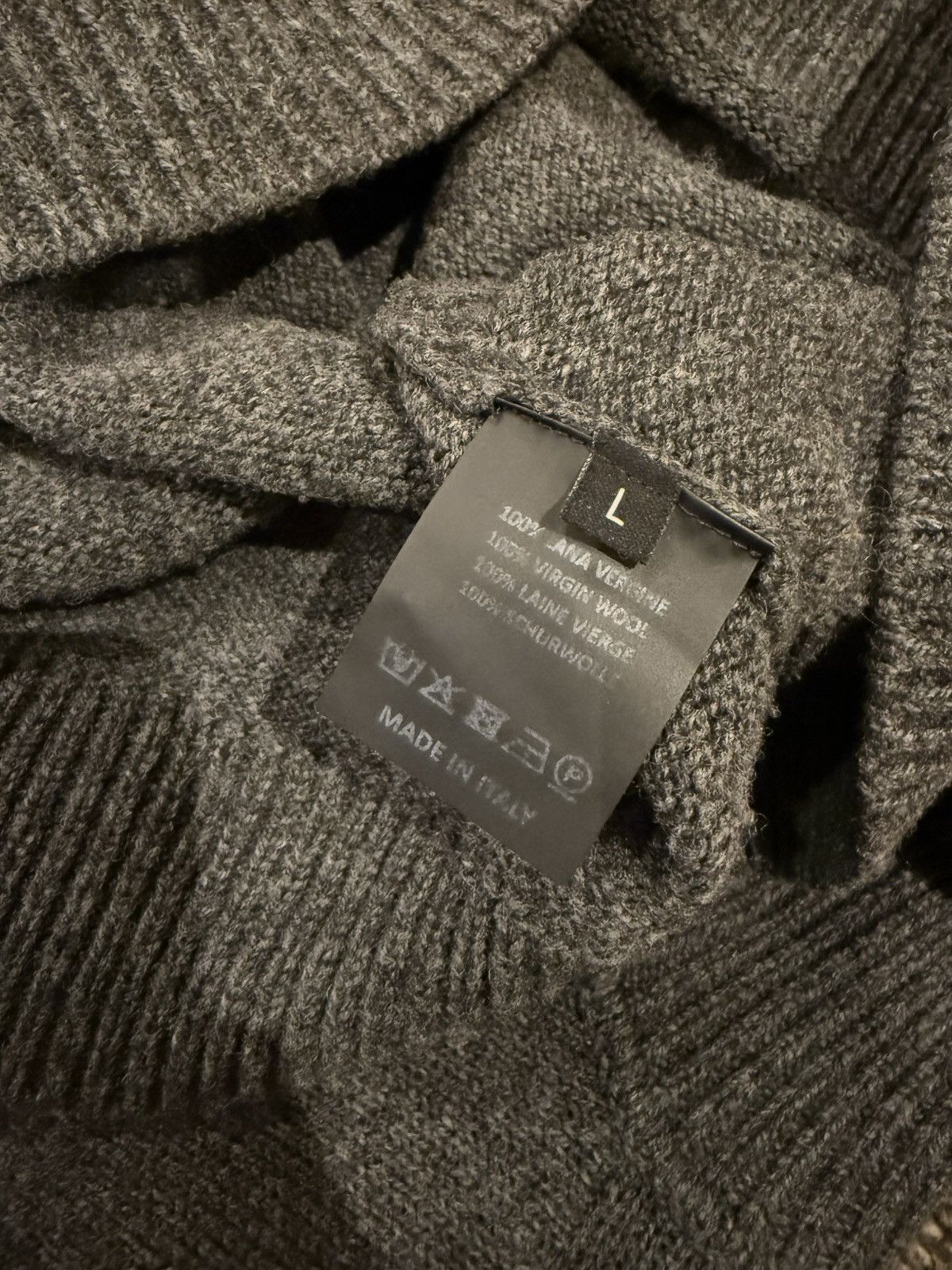 Raf Simons Raf Simons “Peace Gloves” Turtleneck Knit Size US L / EU 52-54 / 3 - 3 Thumbnail