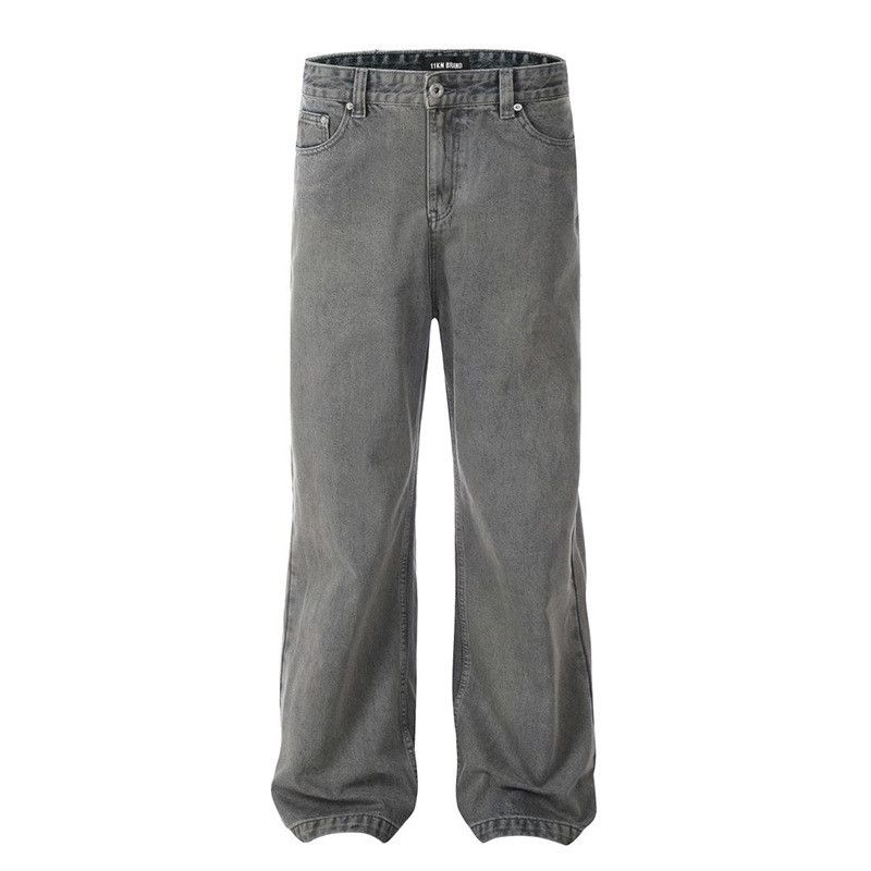 Jean American high street retro loose washed jeans Size US 32 / EU 48 - 1 Thumbnail