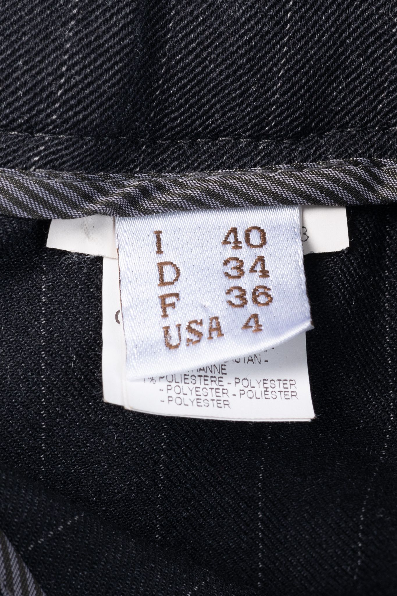 Brunello Cucinelli Brunello Cucinelli Wool-Blend Pinstripe Knee-Detail Trousers Size 27" / US 4 / IT 40 - 11 Thumbnail