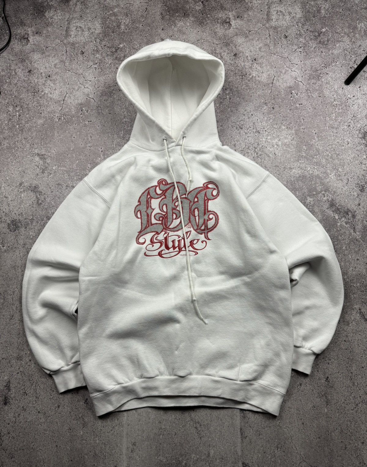 VERY RARE VINTAGE WEST COAST CHOPPERS GRAFFITI FLAME HOODIE
